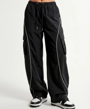 Striped baggy Korean Cargo Pants